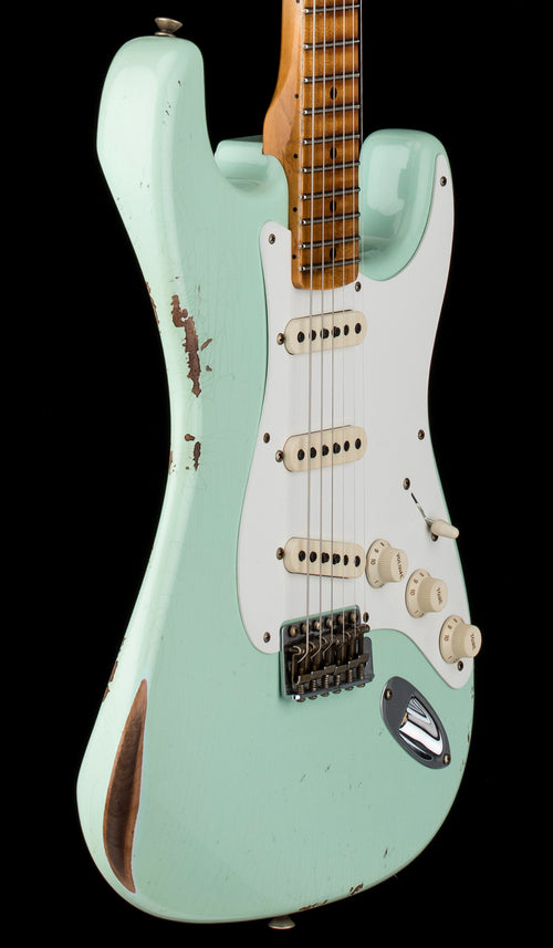 Fender Custom Shop 1958 Stratocaster Relic - Super Faded Aged Surf Green #77293