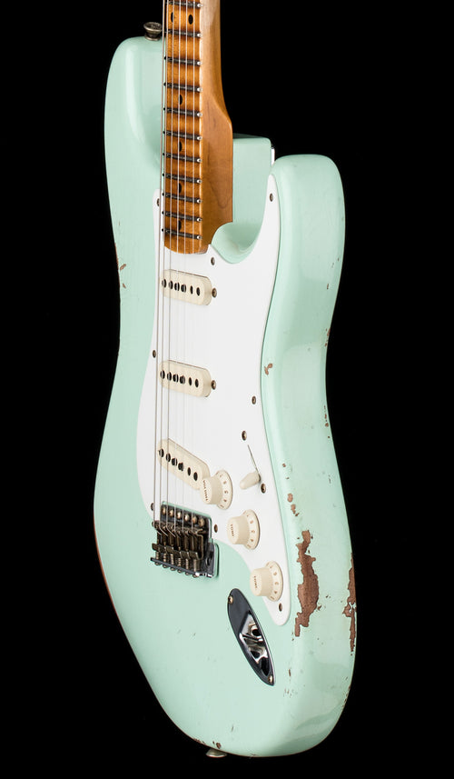 Fender Custom Shop 1958 Stratocaster Relic - Super Faded Aged Surf Green #77293