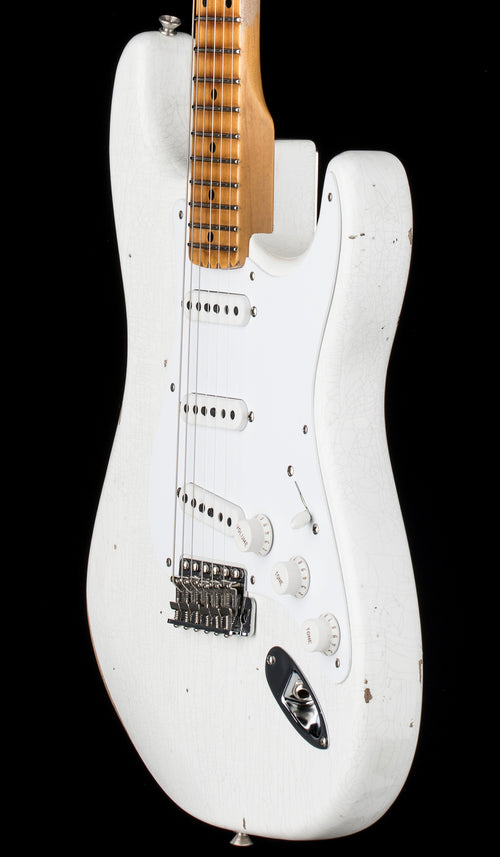 Fender Custom Shop Limited Edition Fat 1954 Stratocaster Relic with Closet Classic Hardware - Aged Arctic White #0171