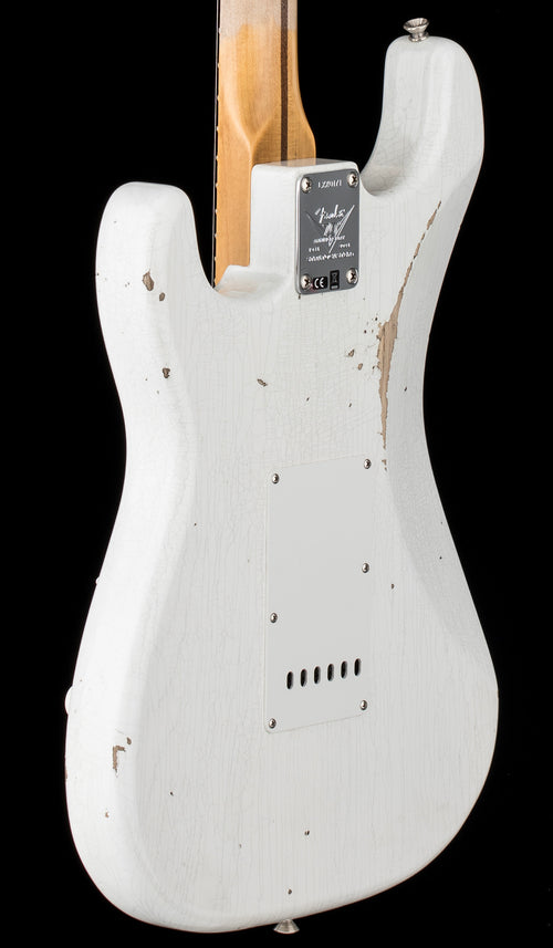 Fender Custom Shop Limited Edition Fat 1954 Stratocaster Relic with Closet Classic Hardware - Aged Arctic White #0171