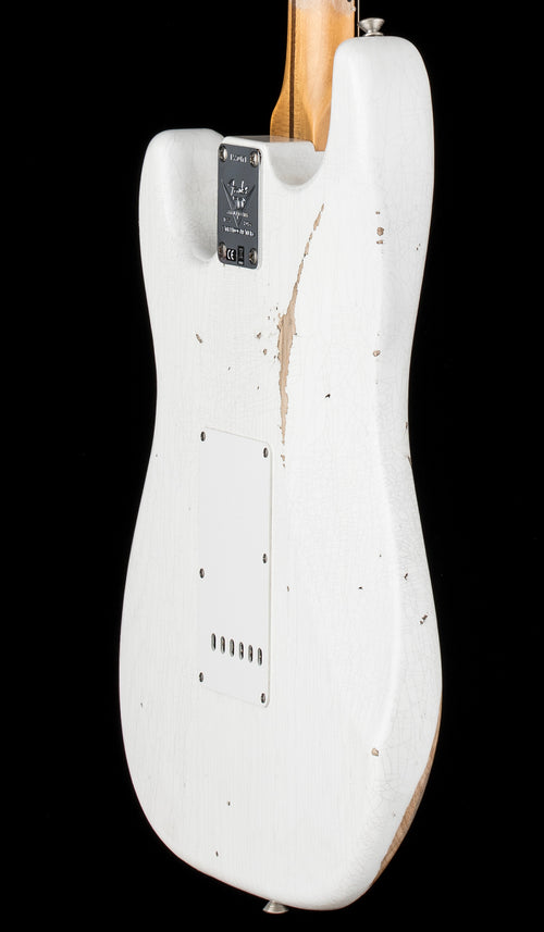 Fender Custom Shop Limited Edition Fat 1954 Stratocaster Relic with Closet Classic Hardware - Aged Arctic White #0171