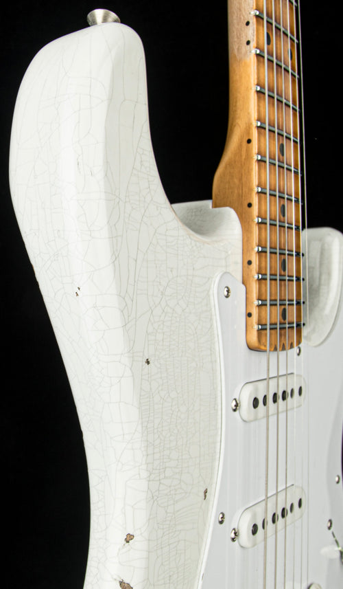 Fender Custom Shop Limited Edition Fat 1954 Stratocaster Relic with Closet Classic Hardware - Aged Arctic White #0171