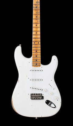 Fender Custom Shop Limited Edition Fat 1954 Stratocaster Relic with Closet Classic Hardware - Aged Arctic White #0171