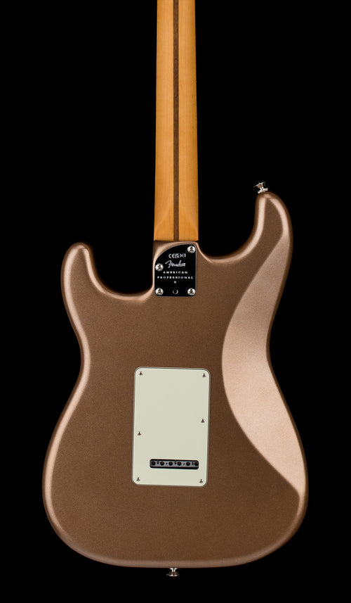 Fender Empire Music Exclusive Limited Edition American Professional II Stratocaster - Firemist Gold Metallic #23177