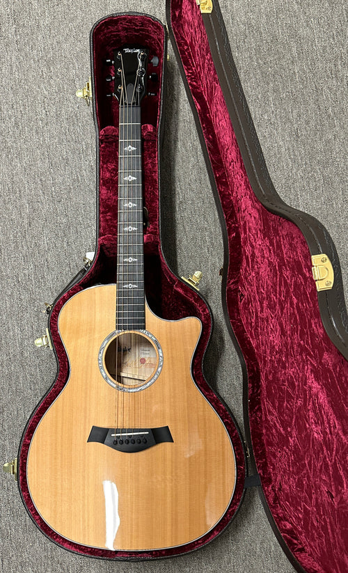 Used Taylor Empire Select 414ce Big Leaf Maple/Western Red Cedar, Tort Binding #43055 with Original Hard Case