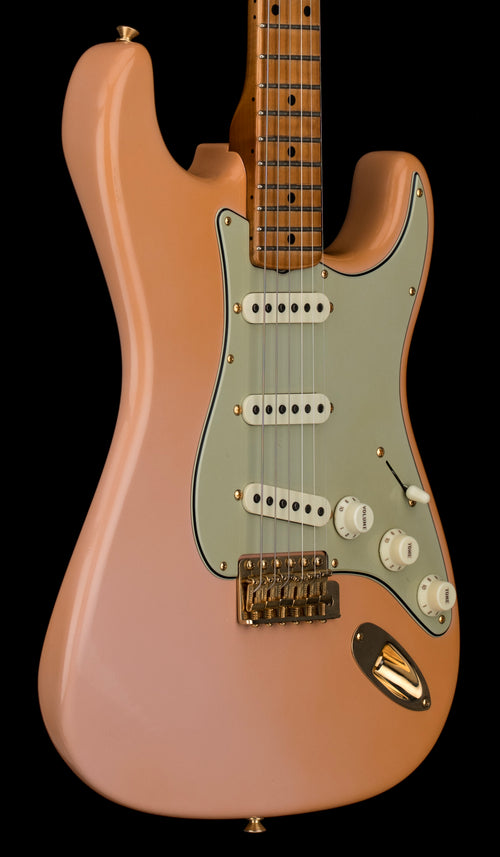 Used Fender Custom Shop Masterbuilt Dale Wilson '59 Stratocaster DLX Closet Classic (2024) - Aged Shell Pink #78349 with Original Hard Case