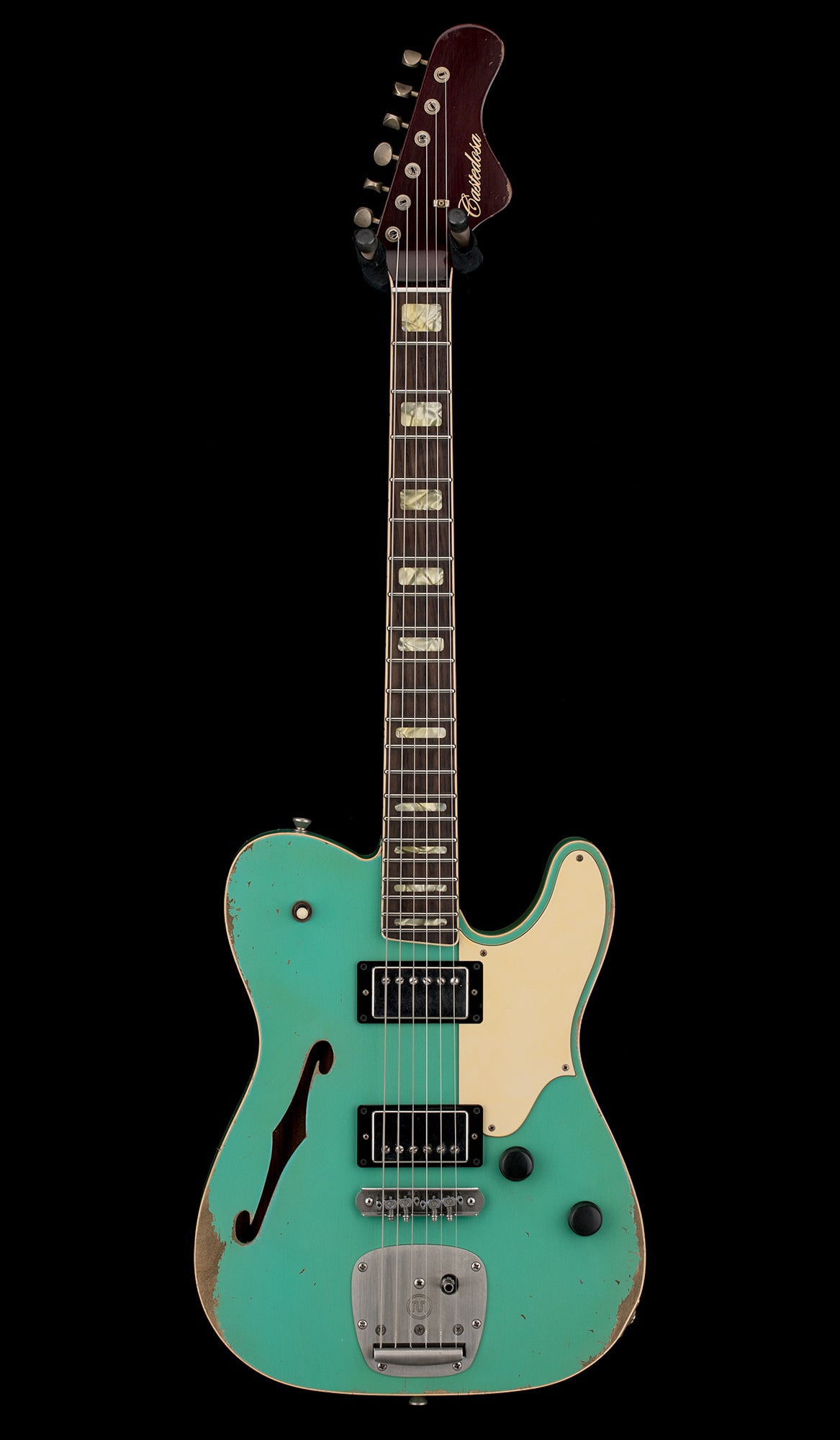 ギター [macfumi] monogram artcaster mod Castedosa Guitars Marianna Semi-Hollow - Aged Surf Green #517