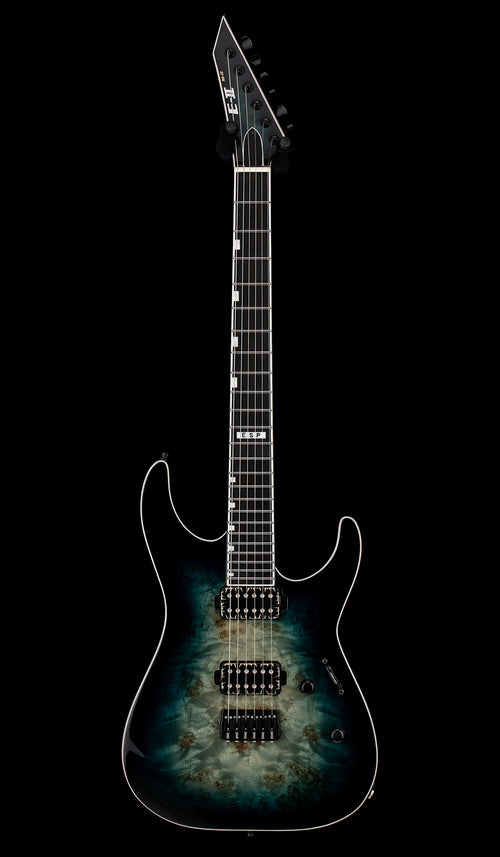 ESP E-II M-II HT - Mercury Blue Burst #ES0172243 (Factory Demonstration Model)