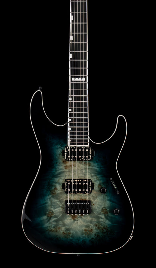 ESP E-II M-II HT - Mercury Blue Burst #ES0172243 (Factory Demonstration Model)