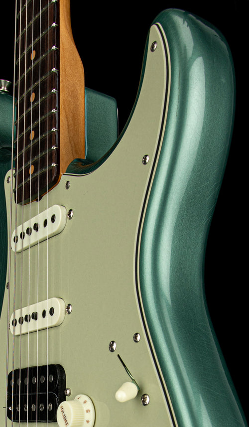 Fender Custom Shop '59 Stratocaster HSS Hardtail Deluxe Closet Classic - Faded Aged Sherwood Green Metallic #40230