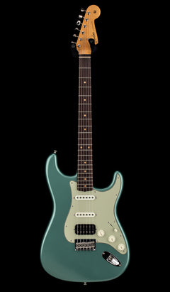 Fender Custom Shop '59 Stratocaster HSS Hardtail Deluxe Closet Classic - Faded Aged Sherwood Green Metallic #40230