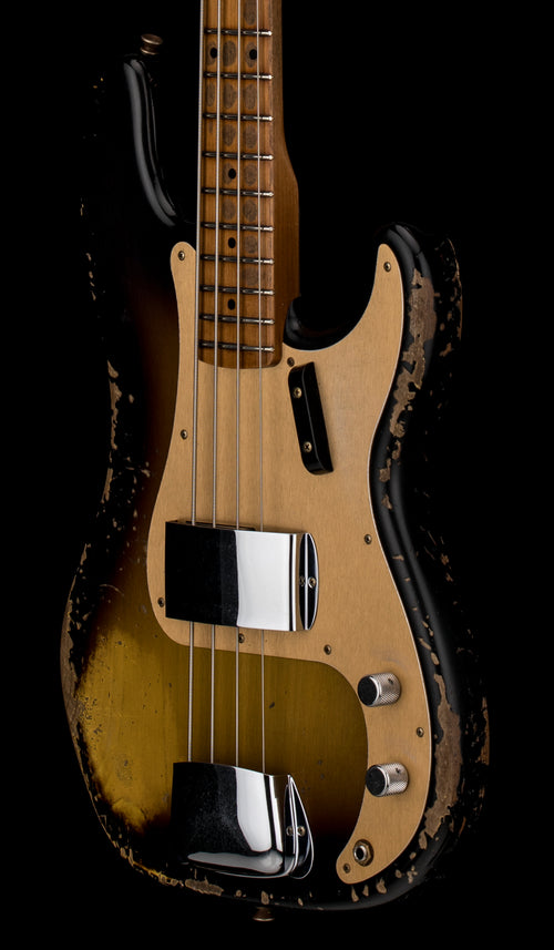 Fender Custom Shop Empire 58 Precision Bass Heavy Relic - Faded Aged 2-Color Sunburst #91147