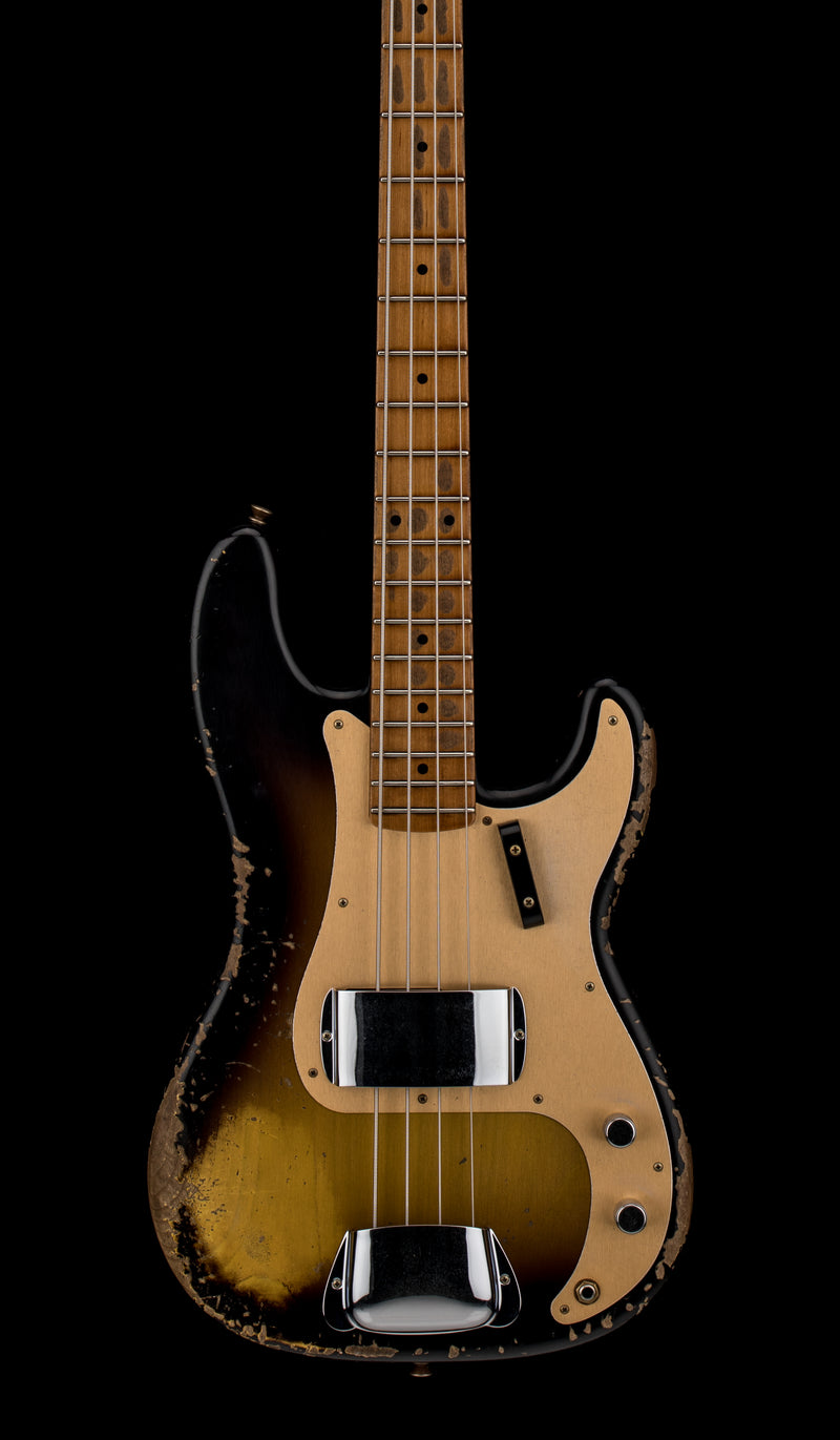 Fender Custom Shop Empire 58 Precision Bass Heavy Relic - Faded Aged 2-Color Sunburst #91147
