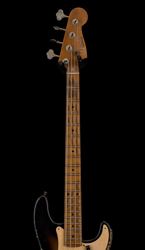 Fender Custom Shop Empire 58 Precision Bass Heavy Relic - Faded Aged 2-Color Sunburst #91147
