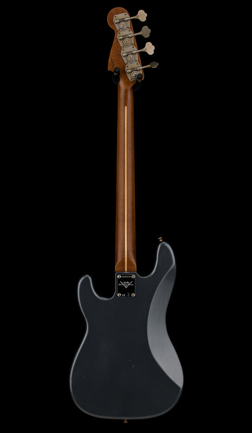 Fender Custom Shop Empire 58 Precision Bass Journeyman Relic - Aged Charcoal Frost Metallic #89134
