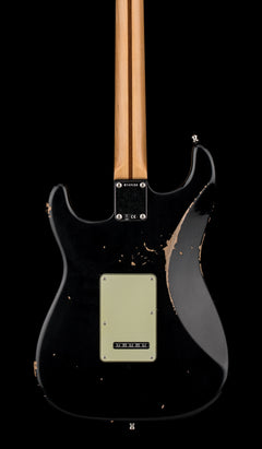 Fender Custom Shop Custom Deluxe HSS S-1 Stratocaster Relic - Black #47650