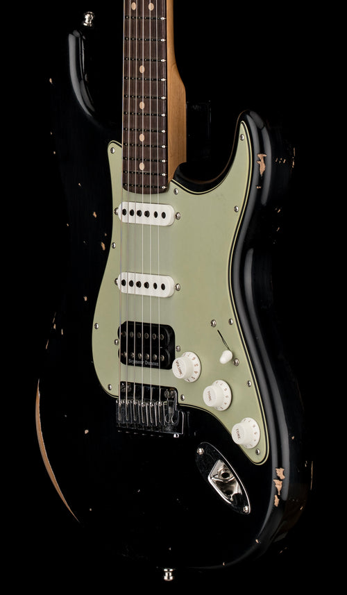 Fender Custom Shop Custom Deluxe HSS S-1 Stratocaster Relic - Black #47650