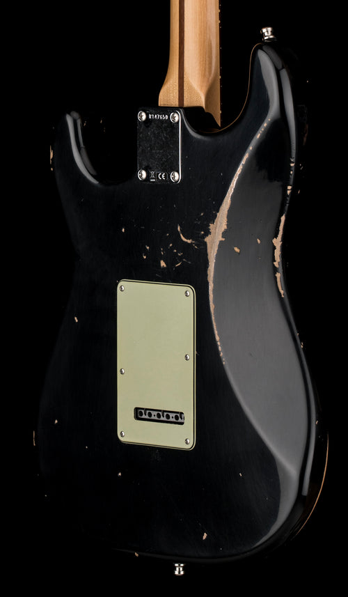 Fender Custom Shop Custom Deluxe HSS S-1 Stratocaster Relic - Black #47650