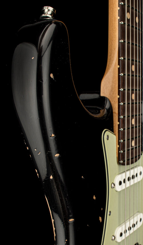 Fender Custom Shop Custom Deluxe HSS S-1 Stratocaster Relic - Black #47650