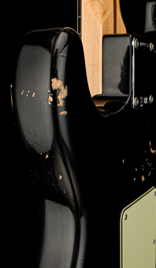 Fender Custom Shop Custom Deluxe HSS S-1 Stratocaster Relic - Black #47650