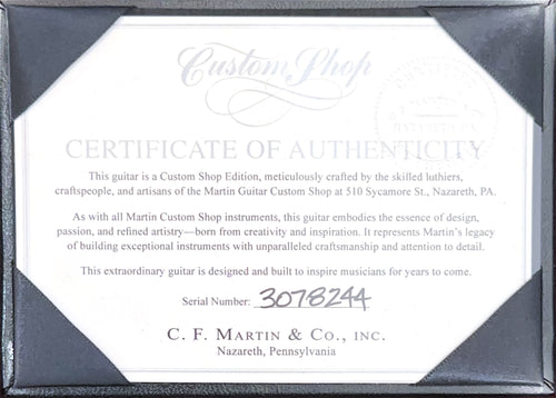 Martin Custom Shop D-28 Style Pale Moon Ebony #78244 (Empire Music Spec)