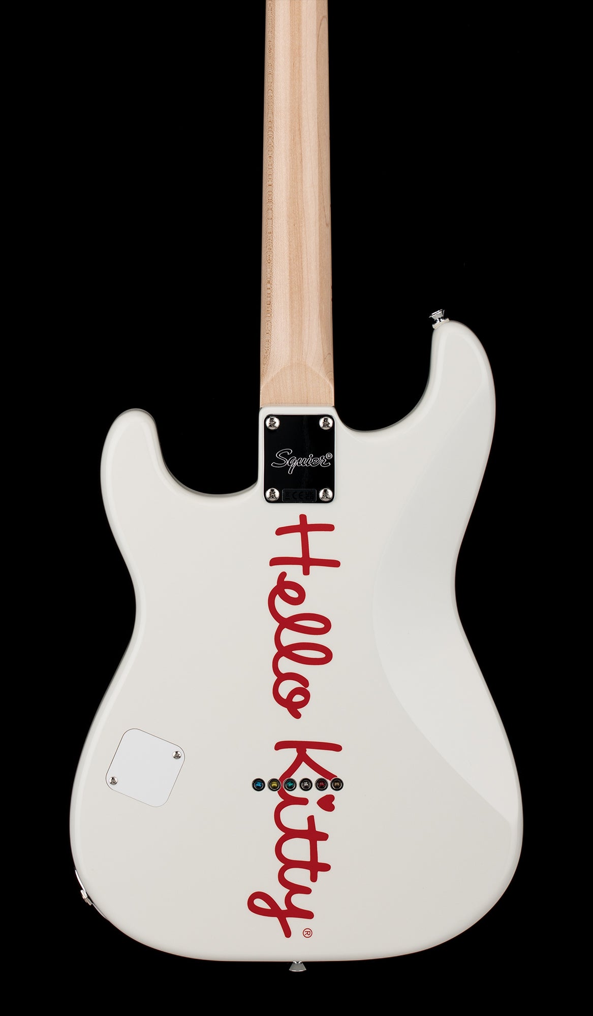 ギター Fender Hello Kitty White Stratocaster Hello Kitty x Fender White Stratocaster Guitar