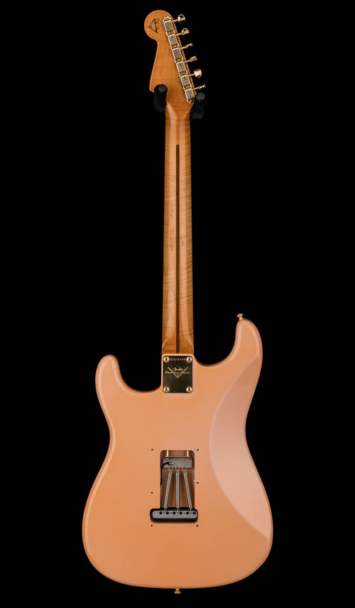 Used Fender Custom Shop Masterbuilt Dale Wilson '59 Stratocaster DLX Closet Classic (2024) - Aged Shell Pink #78349 with Original Hard Case