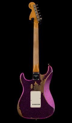 Used Fender Custom Shop Empire 67 Stratocaster Heavy Relic (2017) - Magenta Sparkle #33052 with Original Hard Case
