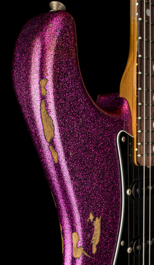 Used Fender Custom Shop Empire 67 Stratocaster Heavy Relic (2017) - Magenta Sparkle #33052 with Original Hard Case