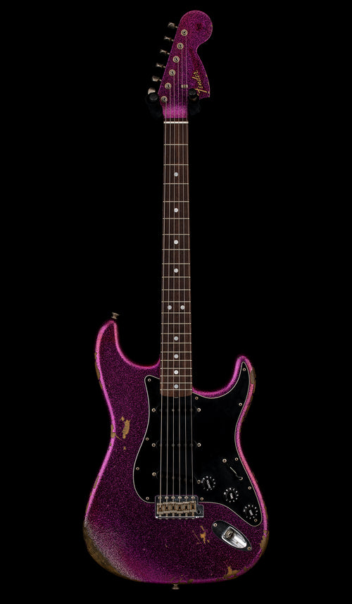 Used Fender Custom Shop Empire 67 Stratocaster Heavy Relic (2017) - Magenta Sparkle #33052 with Original Hard Case