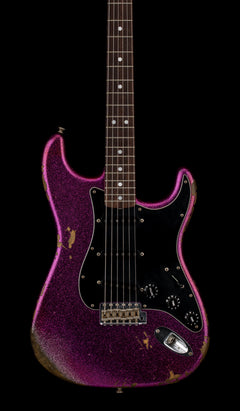 Used Fender Custom Shop Empire 67 Stratocaster Heavy Relic (2017) - Magenta Sparkle #33052 with Original Hard Case
