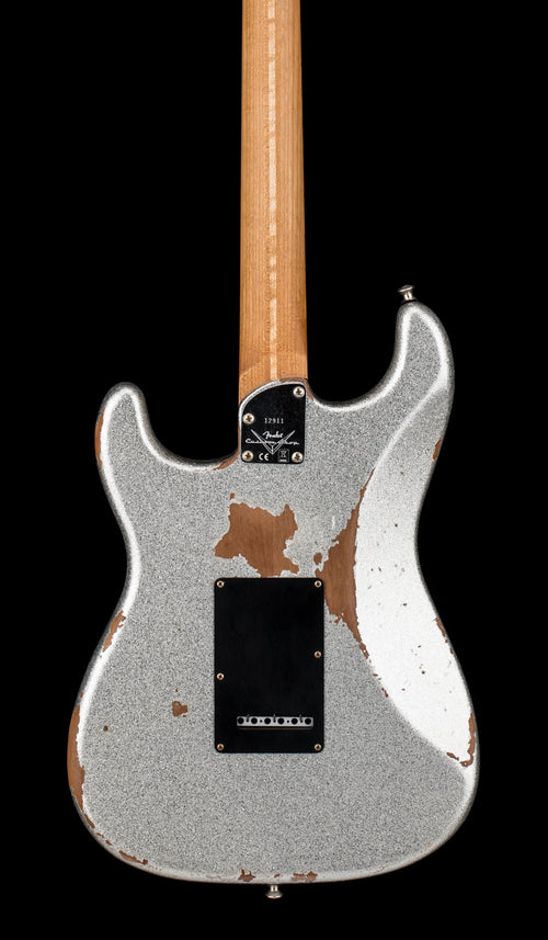 Used Fender Custom Shop Empire 67 Super Stratocaster HSS Heavy Relic (2023) - Silver Sparkle #12911 with Original Hard Case