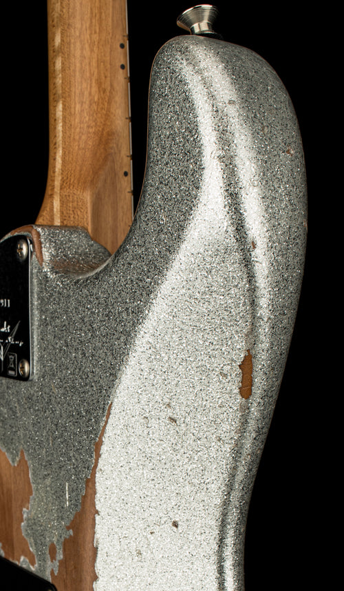 Used Fender Custom Shop Empire 67 Super Stratocaster HSS Heavy Relic (2023) - Silver Sparkle #12911 with Original Hard Case