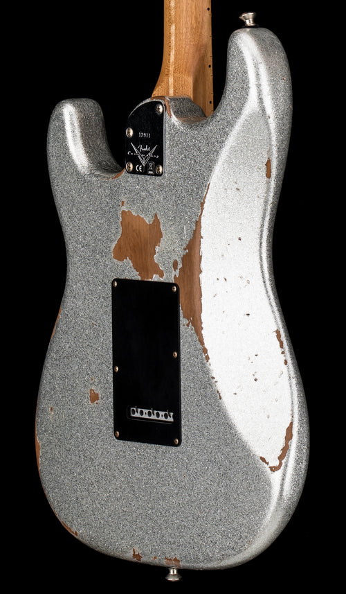 Used Fender Custom Shop Empire 67 Super Stratocaster HSS Heavy Relic (2023) - Silver Sparkle #12911 with Original Hard Case