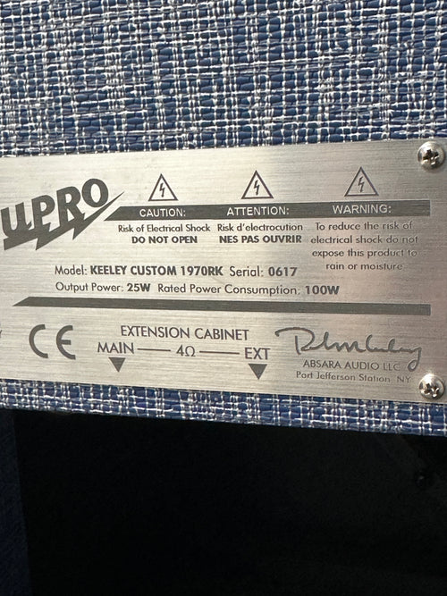 Used Supro Keely Custom 10 25-Watt Combo (2019) #0617
