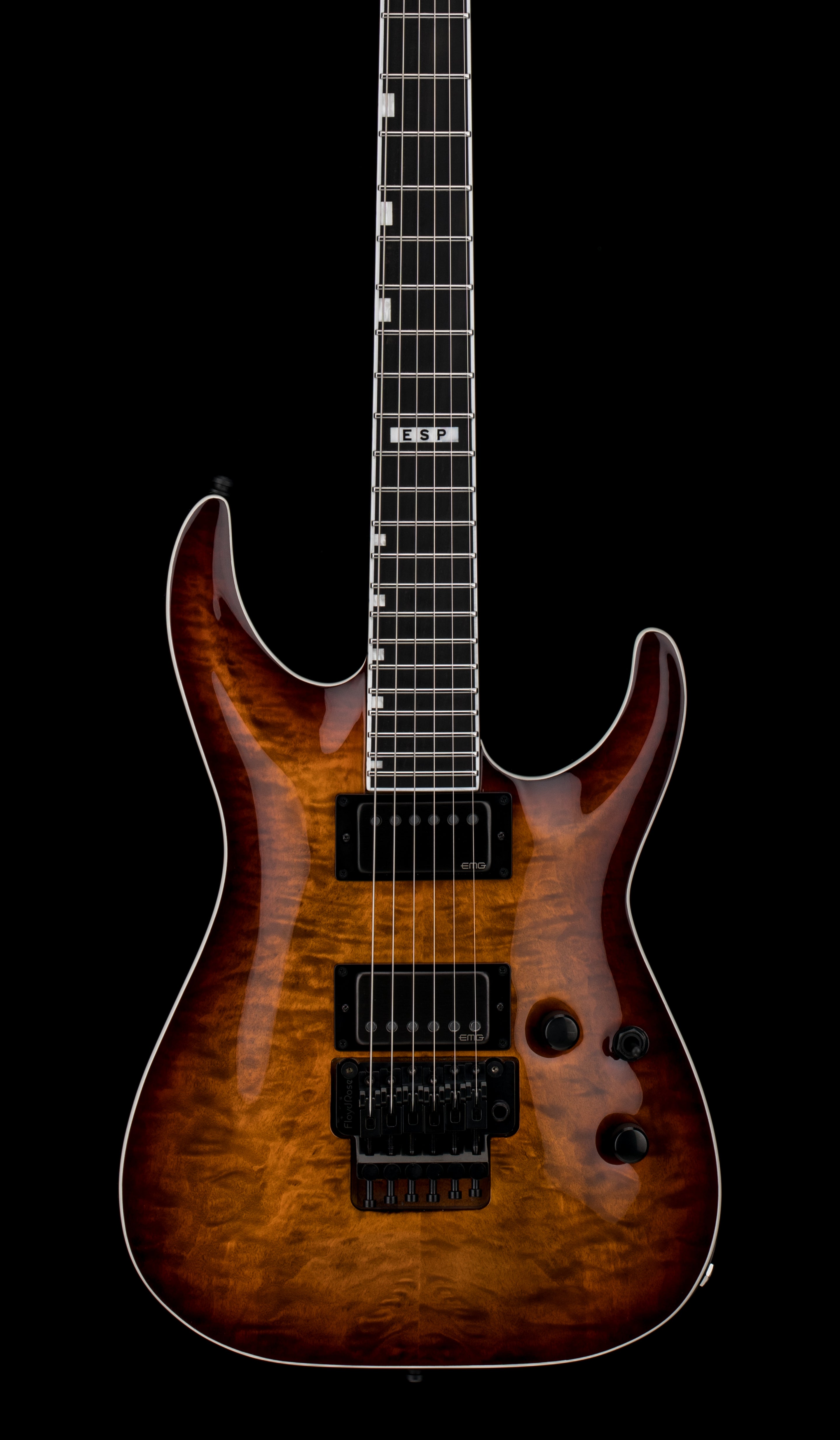 ESP E-II Horizon FR-II - Tiger Eye Sunburst (Factory Demonstration
