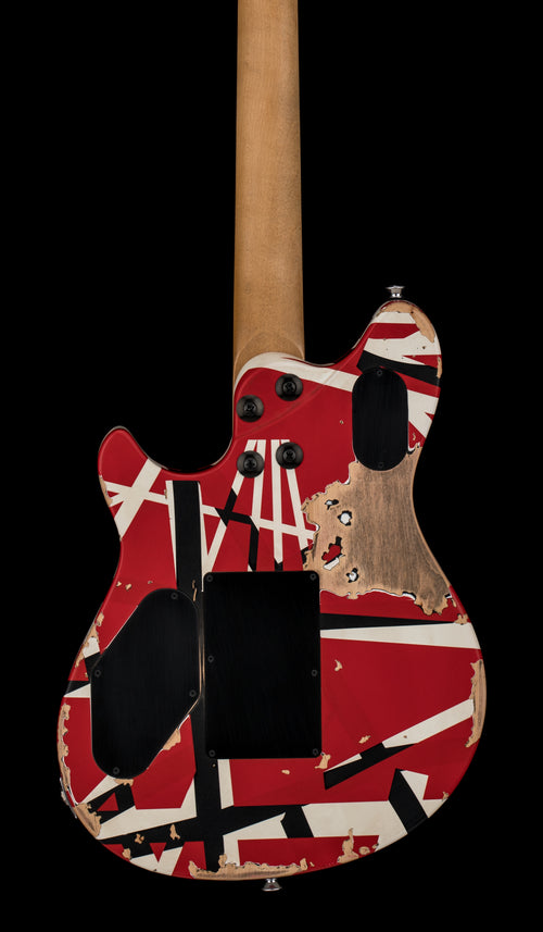 EVH Limited Edition Wolfgang Special Striped Series - Aged Red, Black, and White #50438