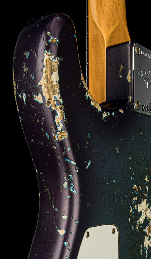 Fender Custom Shop 1966 Stratocaster SH Heavy Relic - Aged Competition Burgundy #87625