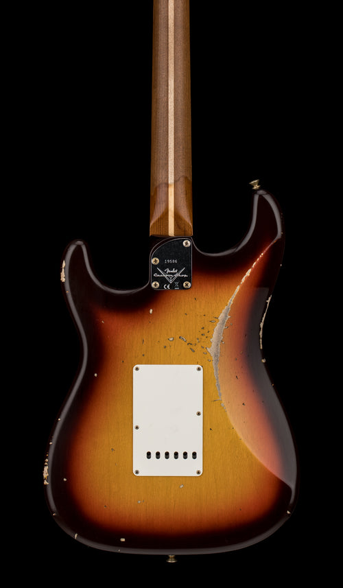 Fender Custom Shop Empire 59 Transition Stratocaster Relic - Faded Aged Chocolate 3-Color Sunburst #19506