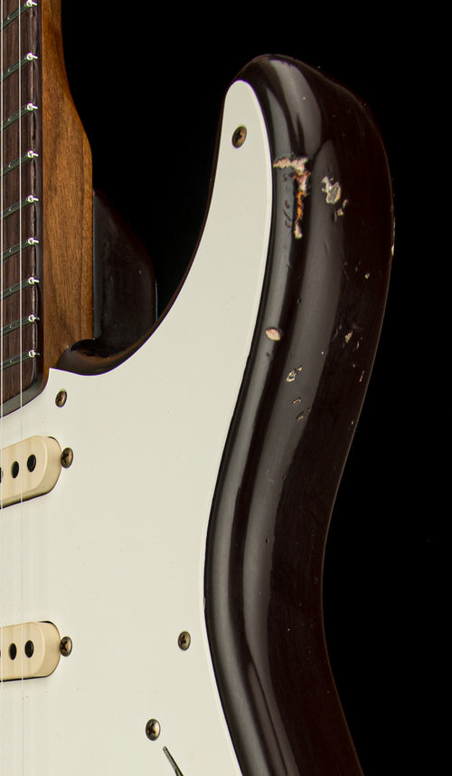 Fender Custom Shop Empire 59 Transition Stratocaster Relic - Faded Aged Chocolate 3-Color Sunburst #19506