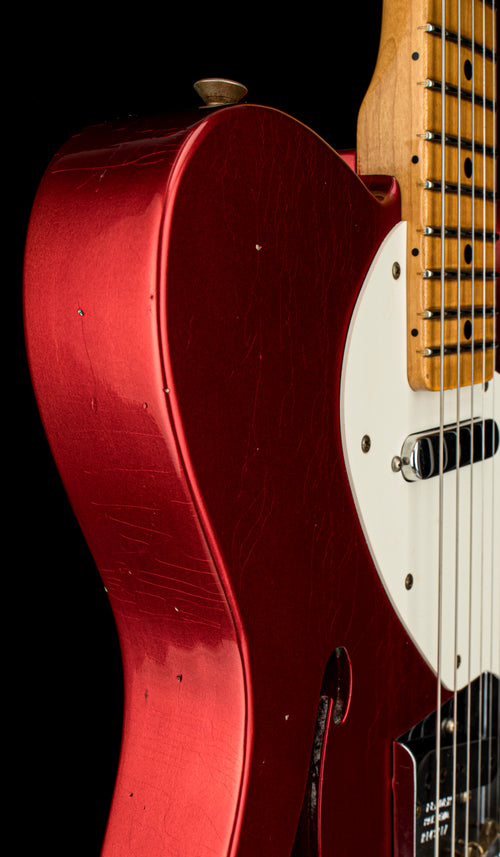 Fender Custom Shop 50s Thinline Telecaster Journeyman Relic - Aged Candy Apple Red #43117