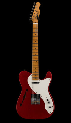Fender Custom Shop 50s Thinline Telecaster Journeyman Relic - Aged Candy Apple Red #43117