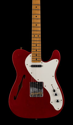 Fender Custom Shop 50s Thinline Telecaster Journeyman Relic - Aged Candy Apple Red #43117