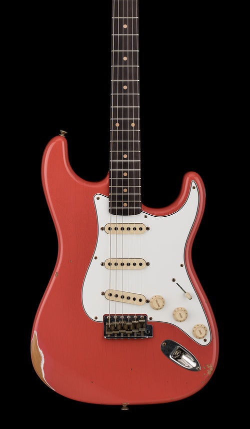 Fender Custom Shop Empire 59 Transition Stratocaster Relic - Super Faded Aged Fiesta Red #19730