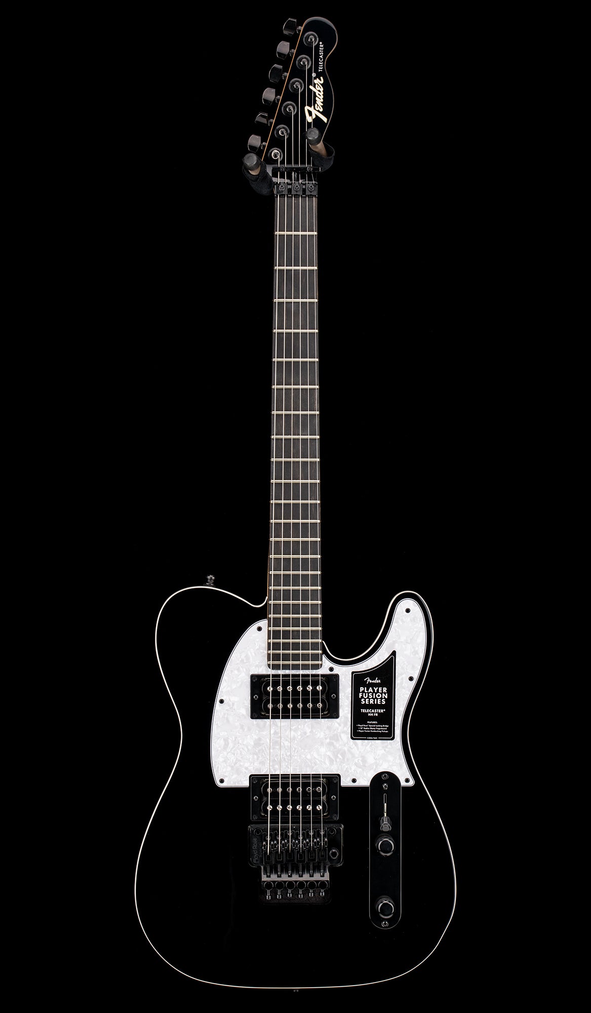 がちゃ　fender japan telecaster floyd Fender LTD Player Fusion Telecaster HH Floyd Rose - Black #18569
