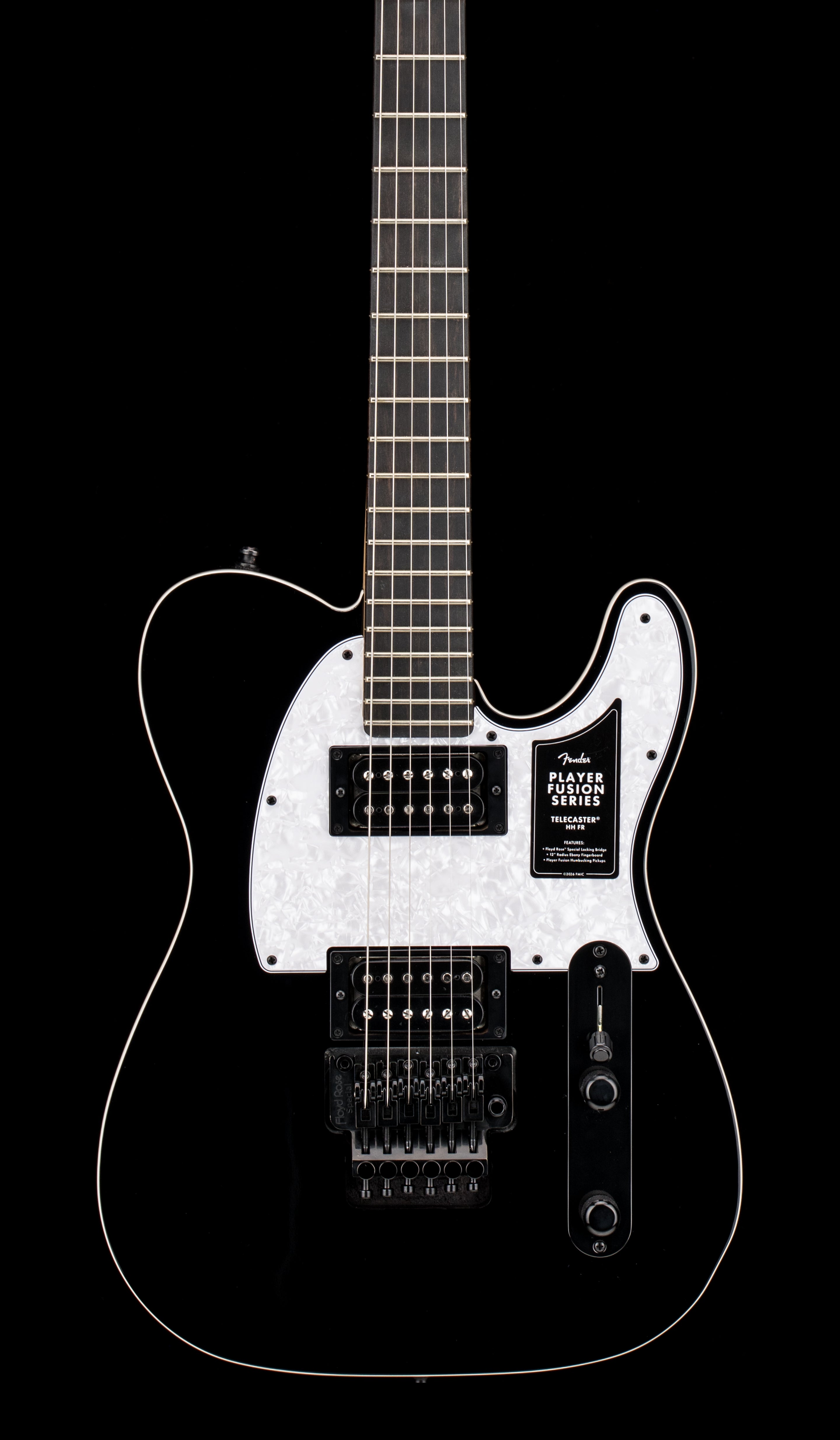 Fender LTD Player Fusion Telecaster HH Floyd Rose - Black #18569