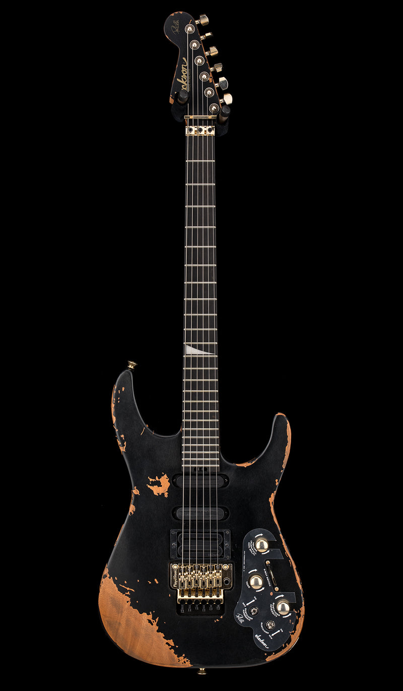 Jackson Pro Series Signature Phil Collen PC1-E - Worn Black #27719