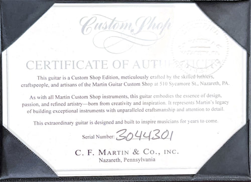 Martin Custom Shop OM-28 Style Adirondack Spruce/Guatemalan Rosewood #44301 (Empire Music Spec)