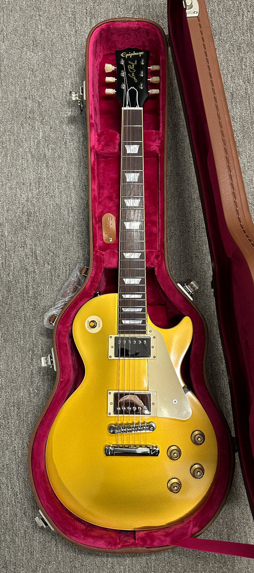 Used Epiphone 1957 Les Paul Goldtop Reissue (2025) - Double Gold #20013 with Original Hard Case