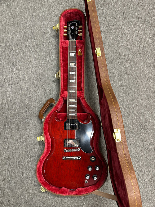 Used Gibson SG Standard '61 (2025) - Vintage Cherry #50042 with Original Hard Case